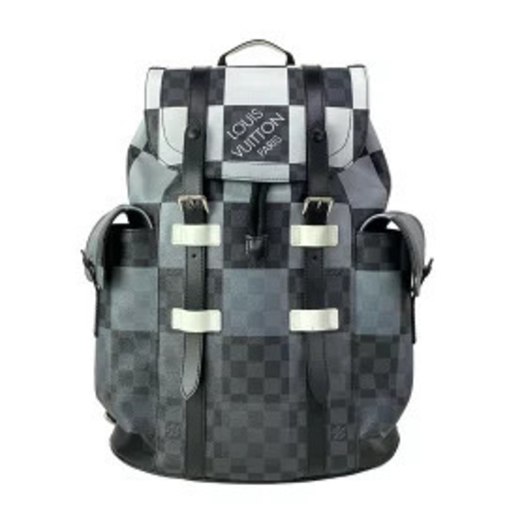 LOUIS VUITTON Christopher Backpack Blanc White